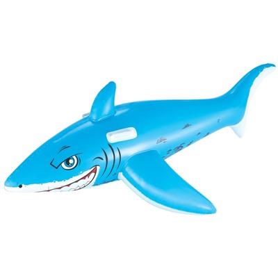 Плот Белая акула с 2 ручками, 157х71см, до 45кг, от 3лет, BestWay, уп.12