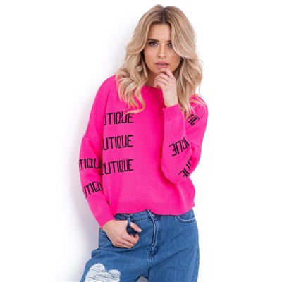 Fobya F623 свитер розовый