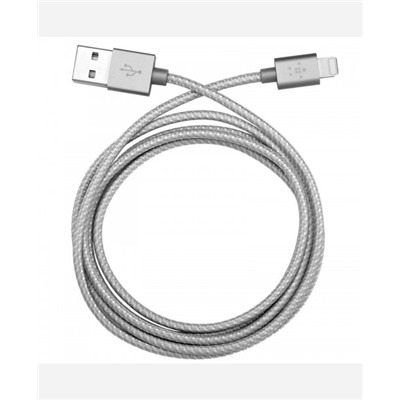 USB кабель для iPhone 5 и выше плетеный 2А, 1 метр 9046308