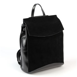 Женский кожаный рюкзак М8504-220 Блек
