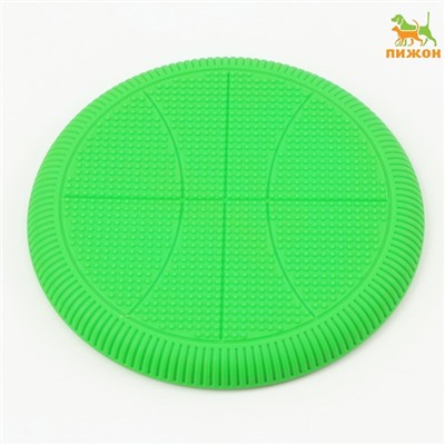 Фрисби "Баскетбол", термопластичная резина, 23 см, зелёный 7530848