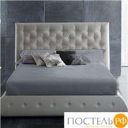 114911801-сгL02 Простыня Satin Luxe 180х215 Мистический серый