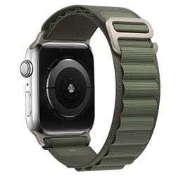 Ремешок - ApW27 Alpine Loop Apple Watch 38/40/41мм текстиль (green)