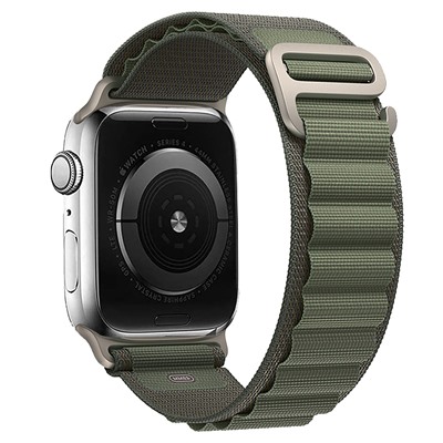 Ремешок - ApW27 Alpine Loop Apple Watch 42/44/45/49мм текстиль (green)