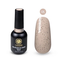 Полигель для маникюра L'AMORE Fashion Polish Gel Ice Cream 15мл, тон 06