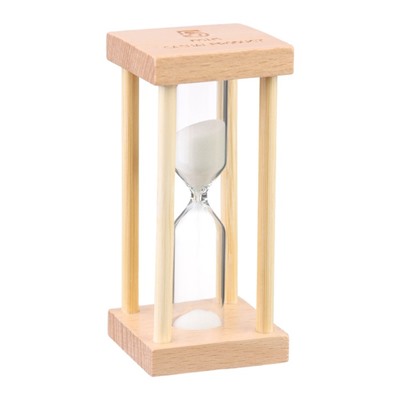 Песочные часы "Африн", на 5 минут, 8.5 х 4 см, белый песок