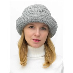 Шляпа женская весна-осень Анри (Цвет серый), размер 54-56, шерсть 30%
