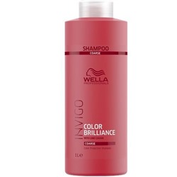 Wella INVIGO Brilliance Шампунь для защиты цвета окрашенных жестких волос 1000мл
