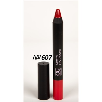 OG-FP3011B Помада-карандаш тон 607 насыщенный красный МАТОВАЯ Matte Lip Pencil PRO