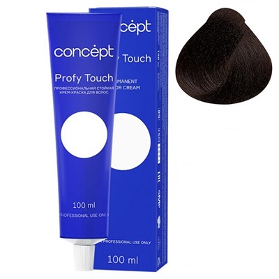 Стойкая крем-краска для волос 5.0 темно-русый Profy Touch Concept 100 мл