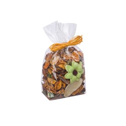 Набор сухоцветов из натуральных материалов с ароматом апельсина, пакет 10×7,5×15,5 см