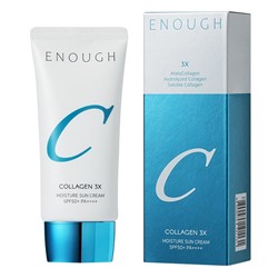 Enough Солнцезащитный крем для лица с коллагеном / Collagen 3X Moisture Sun Cream SPF50 PA+++, 50 мл