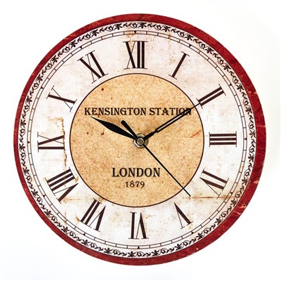 Часы настенные "Лондон", дискретный ход, d-23.5 см