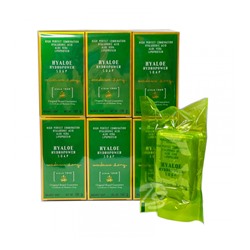 (НАБОР 6 ШТ) Мыло для лица с Алоэ-вера и гиалуроновой кислотой от Madame Heng, Hyaloe Hydro Power Soap, 6 шт по 100 гр