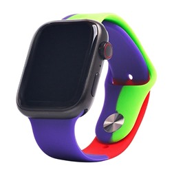 Ремешок - ApW Apple Watch 38/40/41мм силикон (016) (multicolor)