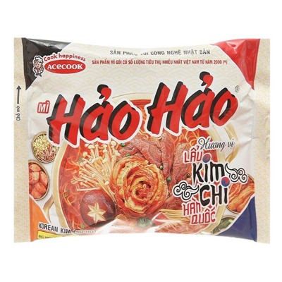 Пшеничная лапша HAOHAO со вкусом ким-чи