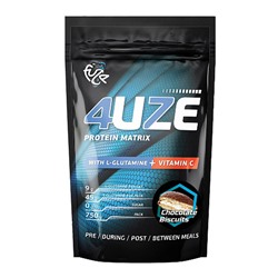 Мультикомпонентный протеин 4uze + Glutamine "Шоколадное печенье"