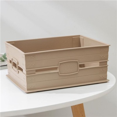 Ящик для хранения, 22,7×17×9,5 см, цвет МИКС