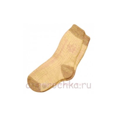 Женские вязаные носки со снежинками - 701.3