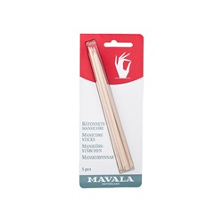 Mavala. Палочки для маникюра деревянные Manicure Sticks на блистере 5 шт