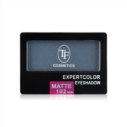 Триумф tf Тени для век одноцветные Expertcolor Eyeshadow Mono 102 матовый темно-синий 05010