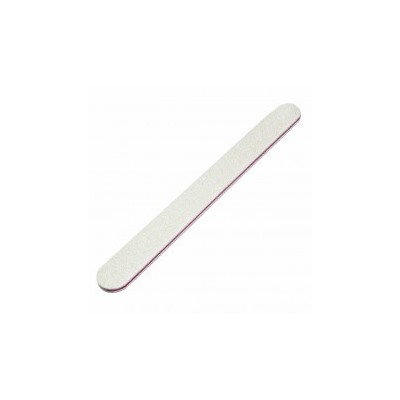 Профессиональная пилка Vertex Santorino для искусственных ногтей (белая, прямая, 80/80) 10 шт