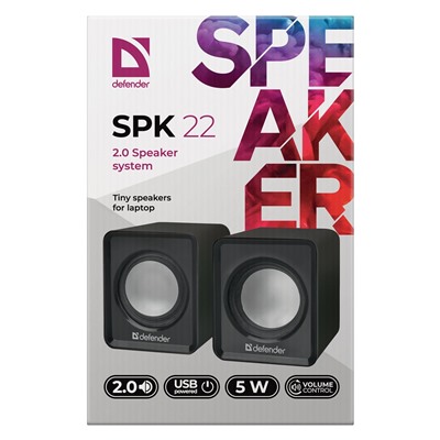 Компьютерная акустика Defender SPK-22 2.0 (black)