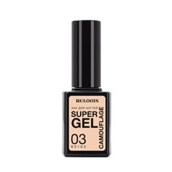 RELOUIS Лак для ногтей Super Gel Camouflage тон 03 beige