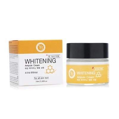 Крем для лица отбеливающий Ye Gam Top WHITENING Ampule Cream 70 gКорейская косметика по оптовым ценам. Популярные бренды Корейской косметалогии в интернет магазине ooptom.ru.