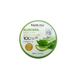 Farm Stay Многофункциональный гель с экстрактом алоэ вера / Aloevera Moisture Soothing Gel, 300 мл