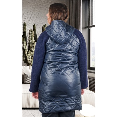 Пальто женское стёганое 251826, размер 54, 56, 58