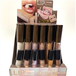 Блеск для губ перламутровый Karite Lip Gloss (ряд 6шт)