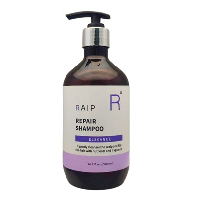 RAIP Восстанавливающий шампунь для волос с ароматом элеганс / Repair Shampoo Elegance, 500 мл