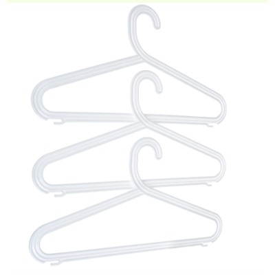 Вешалка для одежды р.48-50 / 456-089 / Р2914НС3 /уп 120/ пластик