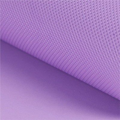 Коврик для йоги и фитнеса спортивный гимнастический EVA 8мм. 173х61х0,8 цвет: фиолетовый / YM-EVA-8V / уп 20