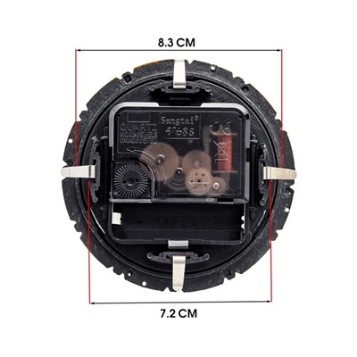 Вставка часы кварцевые, d-9.5 см, 1АА, дискретный ход