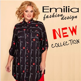 Emilia - женские блузки, кофточки рубашки из Белоруссии