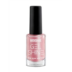 LuxVisage Лак для ногтей GEL SHINE тон 106 розовый с жемчужным перламутром 9г