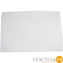 Полотенце-коврик для ванной White (белый) 50х70