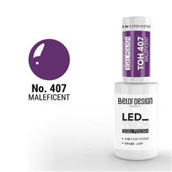 Лак-гель для ногтей Led Tech, тон 407 maleficent