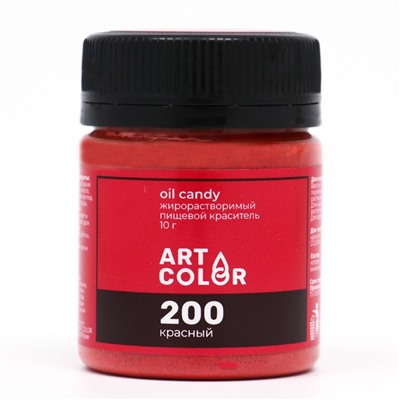 Сухой краситель Art Color Oil Candy жирорастворимый, красный, 10 г