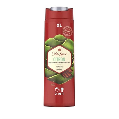 Гель для душа + шампунь Old Spice CITRON 400мл