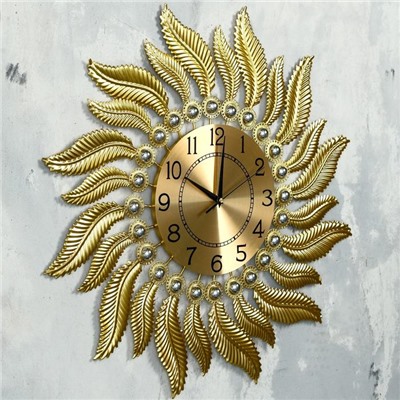 Часы настенные, серия: Ажур, "Эона", дискретный ход, d-60 см, циферблат 22 см