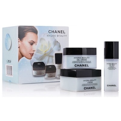 Набор кремов для лица Chanel Hydra Beauty 3 в 1Косметика уходовая для лица и тела от ведущих мировых производителей по оптовым ценам в интернет магазине ooptom.ru.