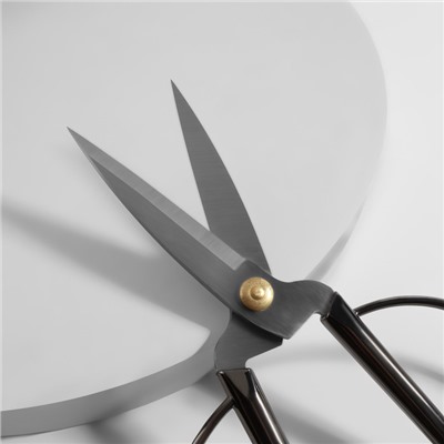 Ножницы для рукоделия, скошенное лезвие, 7", 19 см, цвет серебряный