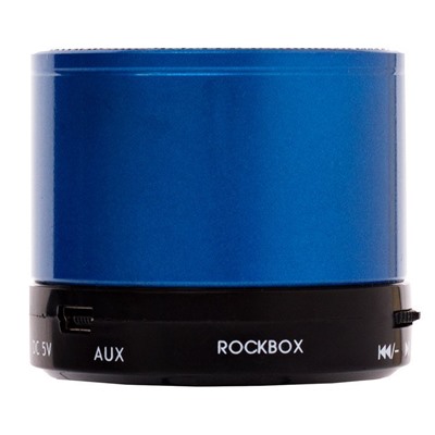 Портативная акустика RockBox Round (glossy blue)
