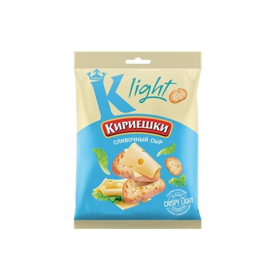 «Кириешки Light», сухарики со вкусом сливочного сыра, 80 г