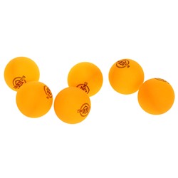 Мяч для настольного тенниса д4см, набор 6 штук , в коробке (Китай)