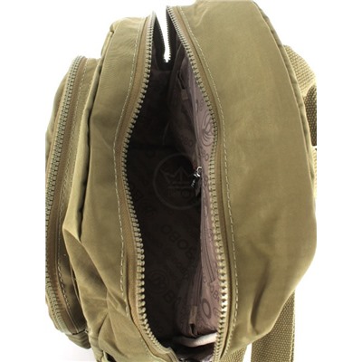 Рюкзак жен текстиль BoBo-8901,  1отд,  5внеш,  3внут/карм,  зеленый 260782