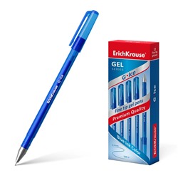 ErichKrause® Ручка гелевая "G-Ice" синяя (поштучно) арт.39003